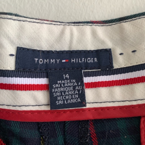 Tommy Hilfiger Size 14 Plaid Straight Leg Pants - Picture 5 of 7